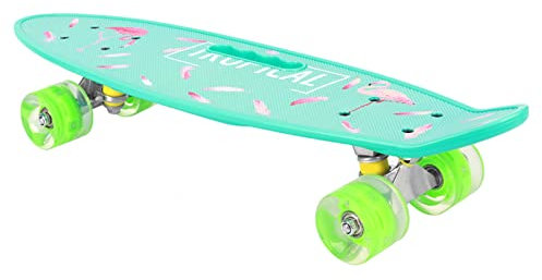 Longboard-, Mini-Cruiser-Hand- mit Blinkenden Rädern für Jugendliche, Anfänger