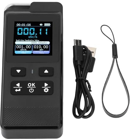 Tragbarer Strahlungsmonitor, Nuklearstrahlungsdosimeter, Schnelle Reaktion für Gamma-, Beta- und Röntgenstrahlen, Verfolgt die Automatische Überwachung mit Dual-Mode-Erinnerung