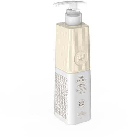 Nishlady Milk Therapy Hair Cream Conditioner 503 ml - Après-Shampooing Crème de Soin Capillaire Laiteux