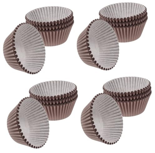 SHOWERORO 400pcs Paper Cupcake Liners Muffin Cases for Baking High Temperature Resistant Cake Cups for Muffins and Pastries for Parties and Celebrations