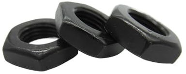 Schwarze Sechskantmutter aus Kohlenstoffstahl der Güteklasse 8.8, Sechskantmutter, Schraubenmutter M6 M8 M10 M12(M12X1.75(10PCS))
