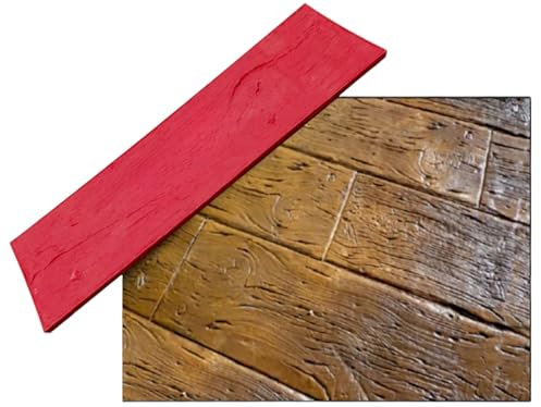 Molde para yeso impreso imitación piedra, pared impresa cemento impreso, modelo Antique Wood 2 de 90 x 25 cm aprox., para moldes de suelo y moldes para piedra
