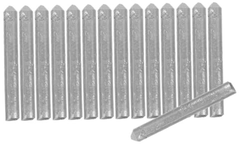 Angoily 15pcs Aluminum Welding Rods Low Temperature Flux Cored Bars for Craft Making and Precision Machine Welding Sticks Silver