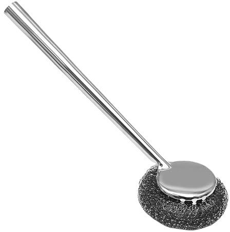 Edelstahlpeeling, Edelstahlreiniger für Töpfe und Pfannen | Ergonomischer Griff Mehrzweckstahl Wollschale Scrubber,Reinigungsmittel für Hausküchen Badezimmer im Freien Szenen