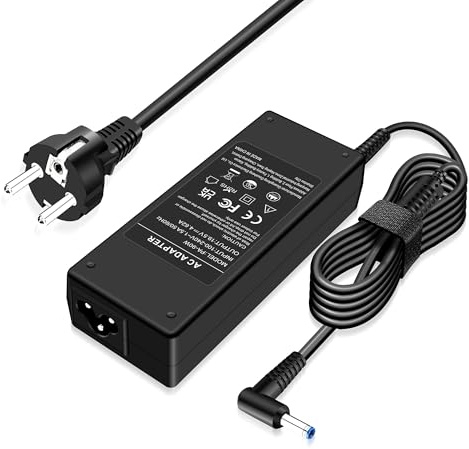 90W Alimentatore per HP Pavilion 10 11 14 15 17 EliteBook G3 G4 G5 G6 G7 820 830 840 850 ProBook 430 440 450 470 11 EE G1 x360 11 G2 EE 721092-001 Caricabatterie per Laptop 4,5×3,0 mm