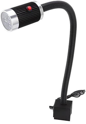 Cocoarm Magnetische Arbeitsleuchte LED Maschinenleuchte mit Magnetischer Basis und Flexiblem 360°-Gelenkarm Sowie Starkem Magnetfuß für CNC-Drehmaschine Bohrmaschine Werkbank Werkstatt