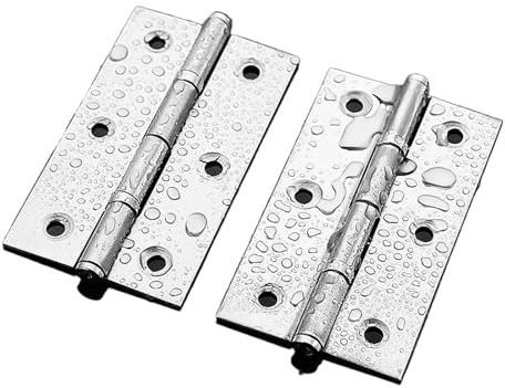 Frame Concealed Cabinet Door Hinge 2pcs 2/2.5/3 Inches Silencing Bearing Hinge Thickened Cabinet Stainless Steel Door(2.5 inches)