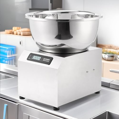 Impastatrice Commerciale Con Ciotola In Acciaio Inox, Macchina Impastatrice A Spirale Pesante, Funzione Di Temporizzazione, Doppia Rotazione Per Impasto Di Pizza E Pane 5kg