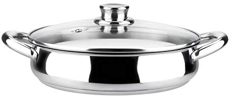 Magefesa IDEAL – La familia de productos Magefesa IDEAL está fabricada en acero inoxidable 18/10, compatible con todo tipo de fuego. Fácil limpieza (TARTERA, 24_cm)
