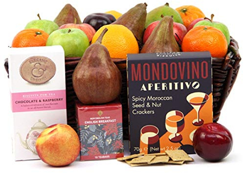 Mondovino Fruit Hamper - Fruit Gift Baskets and Gift Hampers with Next Day UK delivery with Personal Message attached