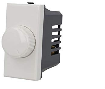 Regolatore Dimmer A Manopola 220V, Compatibile Con Bticino Axolute (Bianco)