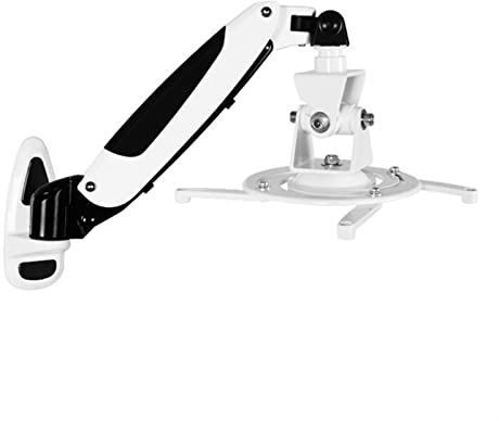 TOMYEUS Projector Stand Projector Rack Home Wall-mounted Projector Shelf Living Room Conference Room Telescopic Ceiling Rotating Projector Stand Projector Bracket Mount (Size : A)