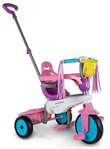 Breeze S Unicorn 6053300 3 in one - smarTrike Breeze Multifuktionales Dreirad, Anpassbares Dreirad für Kleinkinder im Alter von 15 Monaten bis 36 Monaten, Unicorn