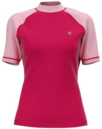 HDTIYUYP Damen Mädchen Bademode Rashguards - Frauen Kinder UV-Schutz Surfshirt Badeshirt Schnelltrocknende Aktive Wassersport Swim Tee Atmungsaktives Surfen Shirt Strand Wet Top