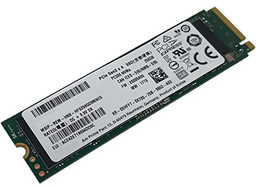 SIMPLETEK - SSD M.2 2280 NVME PCIe De 256GB Disco De Estado Sólido | PCI EXPRESS 3.0 (Reacondicionado)
