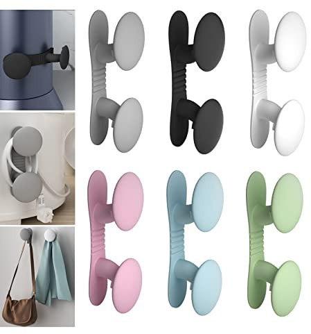 6 Pack Cord Organizer for Appliances, Cord Holder Cord Wrap Cable Organizer Stick On Flat or Round Surface Multifunctional Adhesive Hooks for Small Kitchen Appliances, Blenders, Coffee Maker (6Colors)