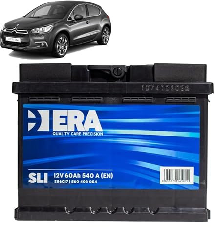 Batteria 60Ah per Citroen DS4 1.6 Hdi gasolio 2011-2015