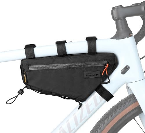 Rhinowalk Fahrrad Rahmentasche Wasserdicht Rohrtasche Oberrohrtaschen Triangeltasche Dreieck Fahrradtasche für Mountainbike Rennrad Fahrradzubehör
