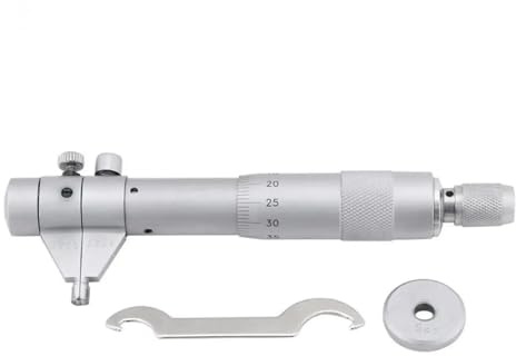 Micrómetro interior 5-30/25-50/50-75/75-100mm/100-125mm/125-150mm/175-200mm tornillo micrométrico interior calibre micrómetros métricos herramientas de medición de carburo(25-50mm)
