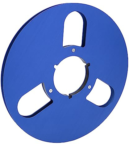 Carrete de Cinta Vacío, Carrete Vacío de Apertura de 1/4 de 10 Pulgadas, 3 Orificios, Cinta de Sonido de Carrete Abierto de Aleación de Aluminio, Pieza de Máquina de Apertura de