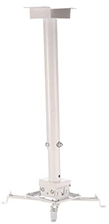 DSeenLeap Projector Mount Projector Mount Shelf Projector Ceiling Mount Projector Mount Bracket Fixing with Height Extendable Length 19.7 to 32.7 Inch Ceiling Mount with Tray