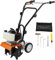 Motozappa a Scoppio, Motore 63cc, Larghezza di Lavoro 30 cm, Profondità 15 cm, Kit Attrezzi Incluso, Zappa per Terreno