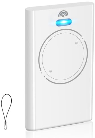 1PCS Telecomando Cancello 2 Canali, 433,92 MHz Telecomando per Cancelli Compatibile con XT2 433 SLH LR, XT4 433 SLH LR, 2 Canali, Bianco