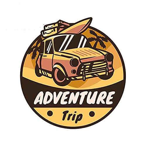 13 cm x 12,3 cm per adesivi con colla per badge per auto RV VAN Parabrezza con decalcomania fine fai-da-te