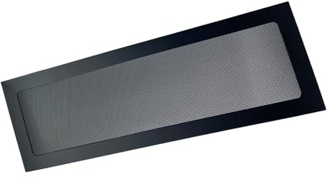 PLCPDM 2 Pezzi Filtro Polvere in Nylon Magnetico Mesh 12x24 Cm per Telaio Della Cassa PC Facile Installazione Hardware Computer Anti- Accessorio Di Raffreddamento Filtro In