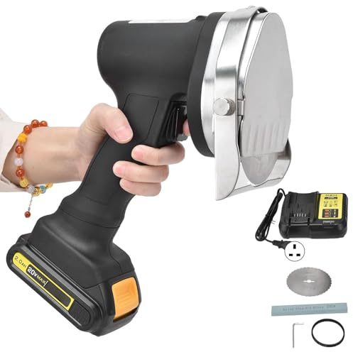 Affettatrice elettrica professionale per kebab con spessore regolabile da 0 a 8 mm, taglierina portatile per Doner Shawarma e kebab turchi, ideale per ristoranti e snack bar