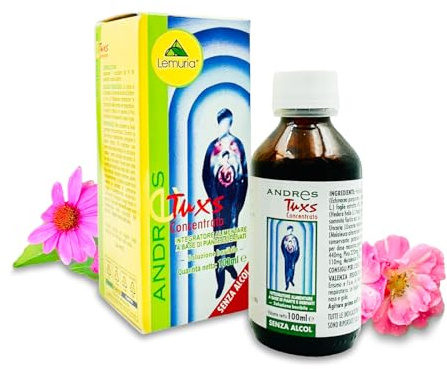 Lemuria - Andres Tuxs - 100 ml - Integratore per Vie Respiratorie - Emolliente e Lenitivo - Made in Italy