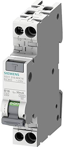 Siemens 5SV13167KK04 FI-Schutzschalter/Leitungsschutzschalter 2polig 4 A 0.03 A 230 V