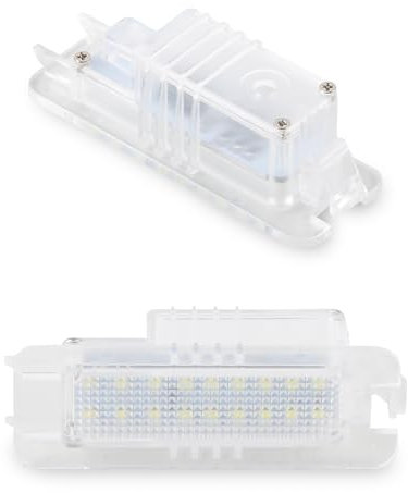 LED Kennzeichenbeleuchtung mit E-Prüfzeichen 100% Wasserdicht Kaltweiss/Pure White