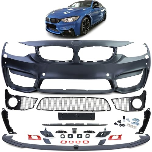 Sport Stoßstange + Spoilerlippe Performance Matt passt für 4er BMW F32 F33 F36