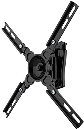 TM Electron TMSLC261 Soporte Giratorio Universal para monitores o televisores LED, OLED, LCD, Plasma de 10 hasta 24, separación 84mm, máx. 15Kg, VESA 200x200, Nivel de Burbuja