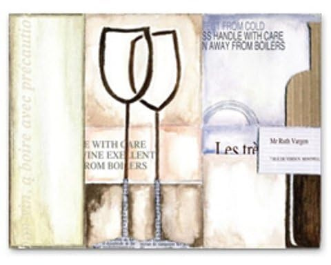 MAQA 100 pz tovagliette carta monouso Delux, Tovaglietta americana Tema Bistrot 35x50 cm, ideale come sottopiatto in cellulosa