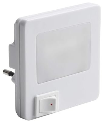 YASTA Luce Notturna Per Bambini Luce LED Con Interruttore Lampada Notte 1W Bianca Fredda TE-B0589