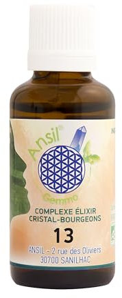 Élixir de quartz rutile et bourgeons de noisetier, peuplier, charme - Ansil - 30 ml