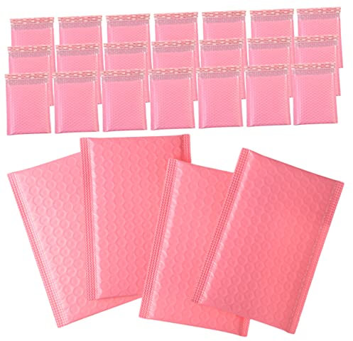 EXCEART 60 Stück Luftpolster Versandtaschen 11x13cm Selbstklebend Verschleißfest Gepolstert für Versandkleidung Schmuck Schlüsselanhänger
