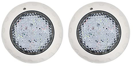 Irfora Hochleistungs-LED-Poollichter mit Remote-RGB-Farbwechsel P68 Wasserdicht mit 108 LED-Poollicht Unterirdische Unterwasserbeleuchtung für Pool-Teich-Badewannen-Whirlpool-Party