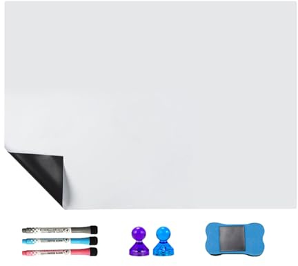 Hoja de Pared magnética, Película magnética para Pizarra, Hoja de Pizarra autoadhesiva, Placa Blanca magnética para, Pizarra magnética para Pared, Pizarra Blanca, Hogar, Cocina, Escuela, Aula
