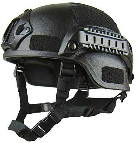 PengGengA Taktischer Helm Militär-Stil Schutzhelm für Airsoft Paintball Outdoor-Sportarten Mountainbike Radfahren CQB Shooting Combat Helmet
