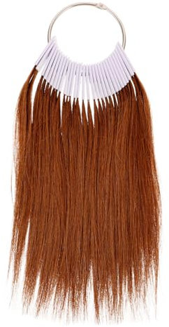 OSOLADY 30stücke Haarfärbeprobe Farbtest-ringen Und Haarsträhnen Zum Üben Einschließlich Haarfärbetabelle Für Friseurschule Und Salon-training