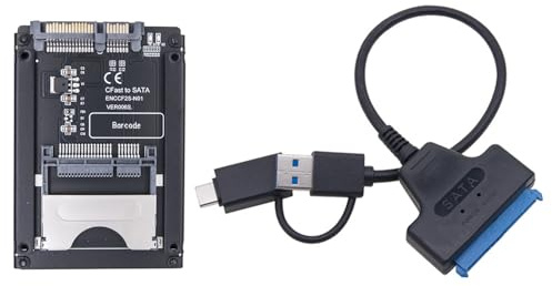 CFast a SATA3.0 Adaptador de disco duro lector de tarjetas CFast para transferencia de datos de PC portátil