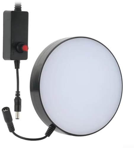 High CRI LED Ring Light For For Stereo Microscopes,Microscope Accessory Kit Microscope Light LED Ring Bottom Light Source Adjustable Brightnessc