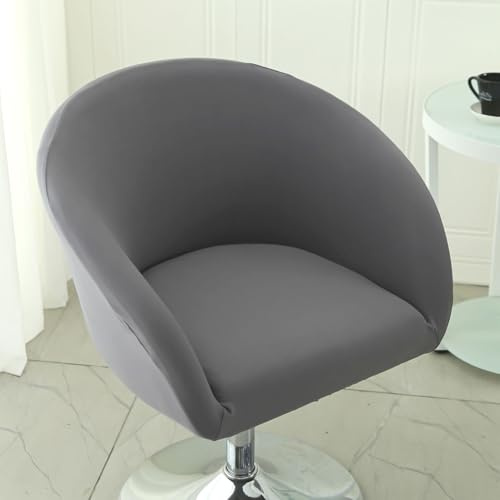 Evimstil Stretch Stuhlhussen/Sesselbezug 4/2/1er Set,Gebogene Rücken Stuhlhussen Universal Hussen Für Barhocker Sesselbezug,für Bürostühle Esszimmerstühle Schminktisch Stuhl Küchenstühle(#1,2pcs)