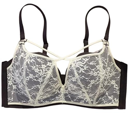 Reggiseno Trasparente con Ferretto Scoperta Imbottitura in Intero Migliori Tulle Correre Particolari 1 AIRE alla Vedono Coverage 36c Luna Enorme Jeans Posteriore Vinile