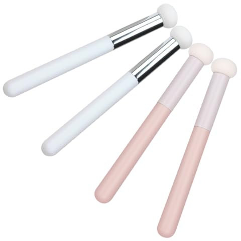 OUNONA 4pcs Mushroom Concealer Brush Foundation Powder Puff Makeup Concealer Makeup Puff Brushes Foundation Sponge