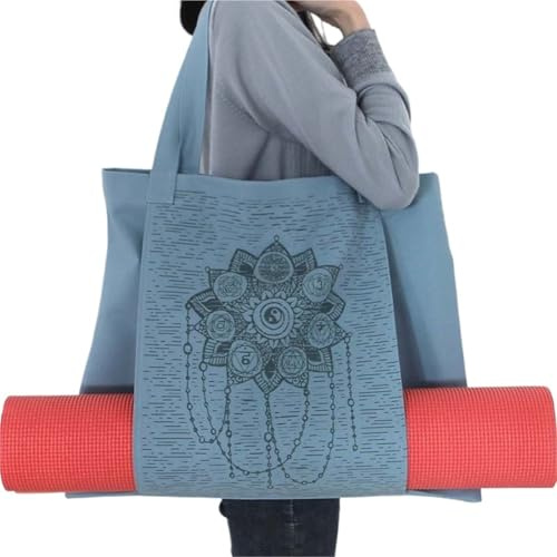 Yoga matta kompakt bärväska, Gymmatväska, yogaryggsäck med stor kapacitet, förvaringsväska for pilatesmattor, mattbärare(Color09)