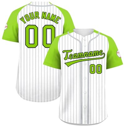 Magliette Personalizzabili Magliette da Baseball con Nomi/Numeri Personalizzabili (Unisex per Ragazzi e Ragazze) Felpe Sportive Maglie da Football Americano